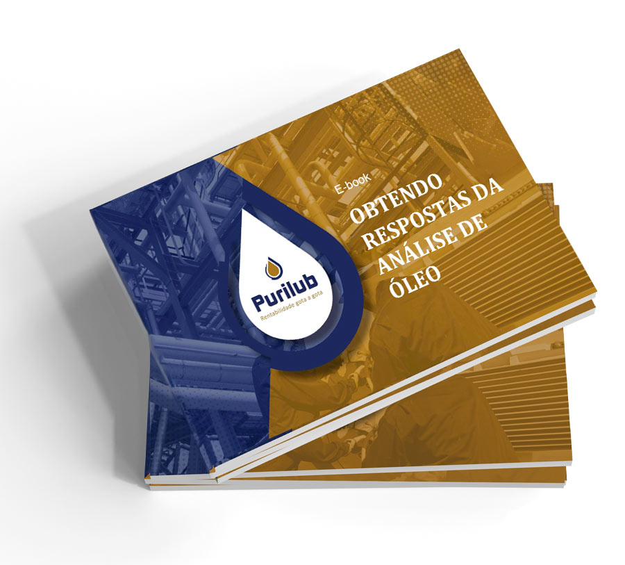 Mockup do e-book Obtendo Respostas da Análise de Óleo da Purilub